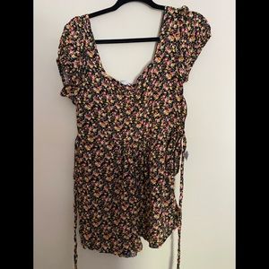 American Eagle Floral Romper